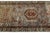 Antique Heriz Serapi Runner Rug, Muted Blue and Sage Wool Corridor Rug For Sale - Image 4 of 9