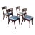 1990s Vintage "Adrienne" Armless Dining Chairs Designed by Christian Liaigre For Sale