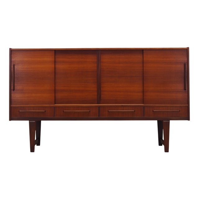 Danish Teak Highboard from PMJ Viby J, 1960s For Sale