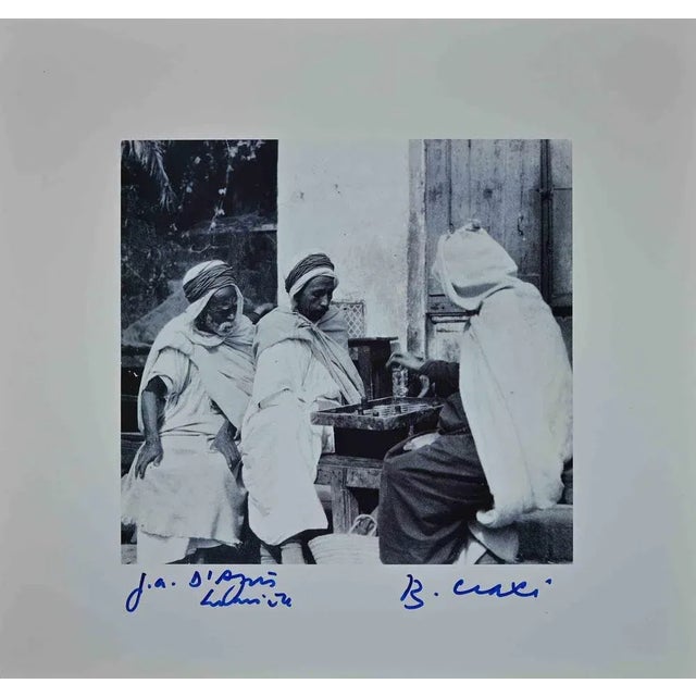 Arab game is an original photolithograph realized in the 1990s by the italian politician bettino craxi. Hand-signed in...