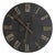 19th Century Central European Industrial Metal Wall Clock Face For Sale