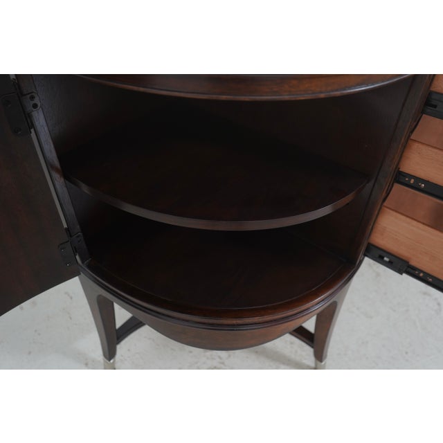 American Drew Mahogany Inlaid Server Sideboard For Sale - Image 4 of 18