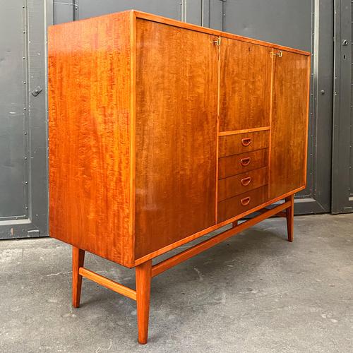 Mid-Century Mahogany Highboard, 1960s For Sale - Image 5 of 18