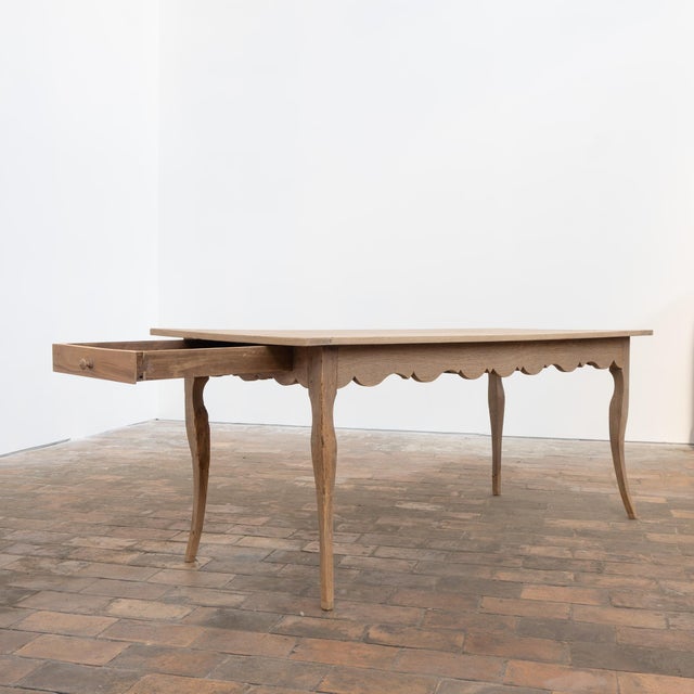Antique Extendable Oak Farmhouse Table, France, 1880 For Sale - Image 4 of 10