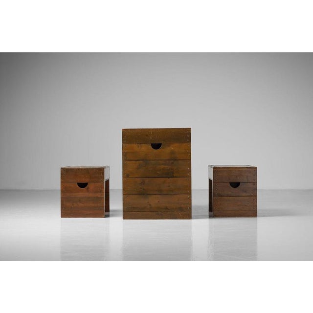 Wood Open Table by Jan de Jong for Pauluskerk Uden, 1966 For Sale - Image 7 of 18