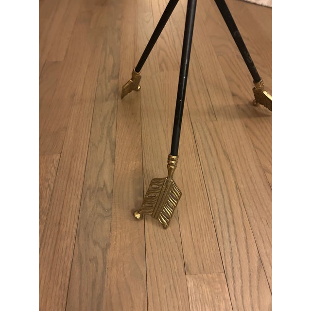 Mid-Century Modern Stunning 1950’s Mid-Century Style Arrow Side Table For Sale - Image 3 of 5