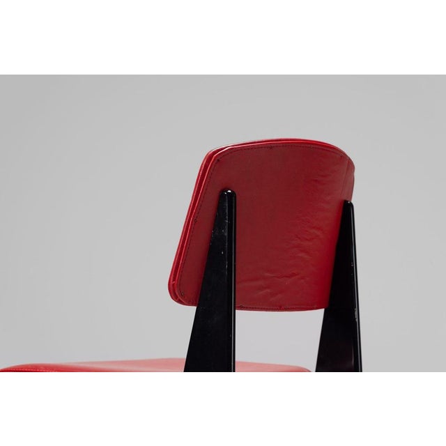 Model 306 Métropole Standard Chair by Jean Prouvé, France, 1951 For Sale - Image 16 of 18