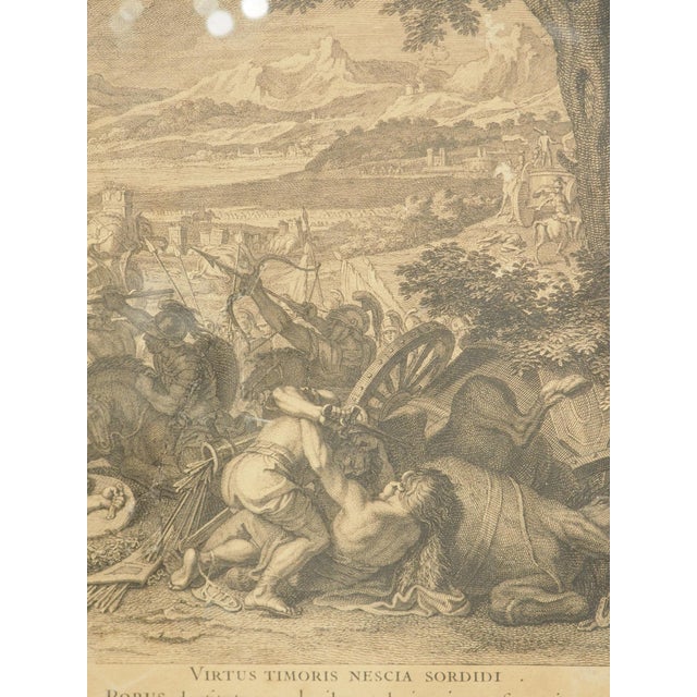 Late 18th Century French Lithograph in Giltwood Frame, After Charles Le Brun For Sale - Image 17 of 18