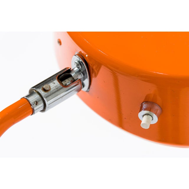 Vintage Mid-Century Modern Orange Floor Lamp by Ateljé Lyktan, Sweden, 1970s For Sale - Image 13 of 14