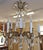 1950's Hollywood Regency French Style Brass & Crystal 12 Light Chandelier For Sale - Image 9 of 14