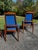 1970s Mid Century Dillingham Walnut High Back Dining Chairs Set of 4 For Sale - Image 5 of 10