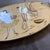 1950s Mid-Century Modern Brass and Lacquered Wood Italian Serving Tray For Sale - Image 11 of 12