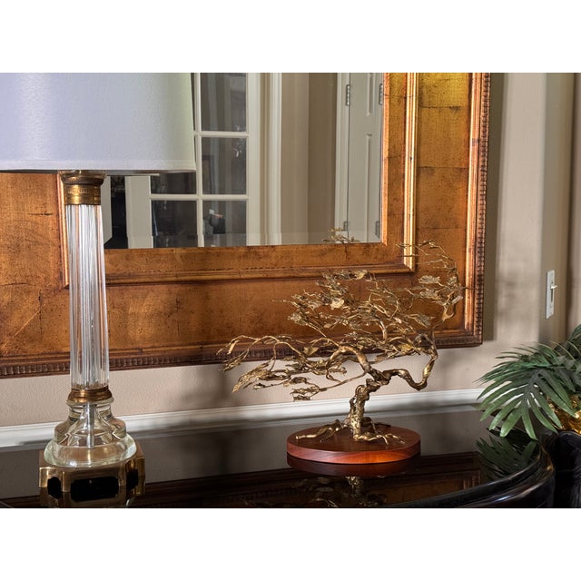 Folk Art 1970’s Hand Crafted Metal Folk Art Botanical Tree of Life For Sale - Image 3 of 12