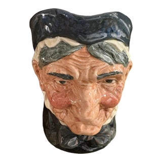 Vintage Royal Doulton "Granny" Porcelain Toby Character Jug Mug, 20th Century For Sale