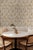 Sand Tassel Trellis Grasscloth Wallpaper by House Party | Imperial Sand | 6 Yards For Sale - Image 8 of 9