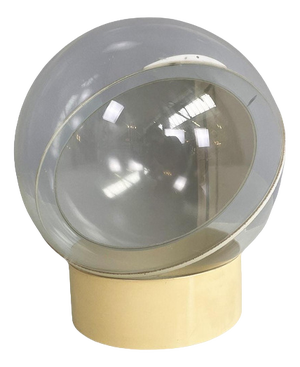 Modern Italian Plastic 4720/S Table Mirror attributed to Filippo Panseca for Kartell, 1970s