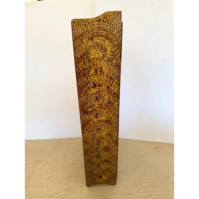 Folk Art Hand Grain Painted Folk Art Bookcase For Sale - Image 3 of 11