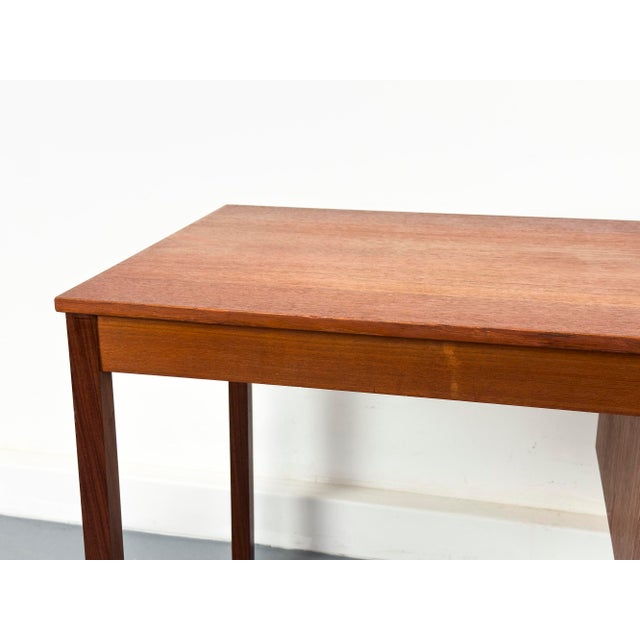 1960s Small Teak Desk with Drawers from Domino Møbler, 1970s For Sale - Image 5 of 17