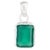 Green Lush Green Onyx Bezel Set Statement Pendant in 925 Sterling Silver For Sale - Image 8 of 11