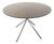 Vintage Round Dining Table in Acrylic Glass and Chrome-Plated Metal, 1970s For Sale