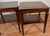 1930s Regency Style Mahogany & Leather Top Pair of Side Tables / End Tables For Sale - Image 15 of 16
