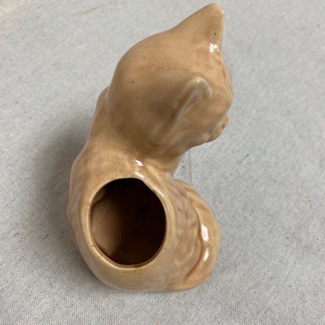 California Pottery Persian Cat Planter For Sale - Image 9 of 12