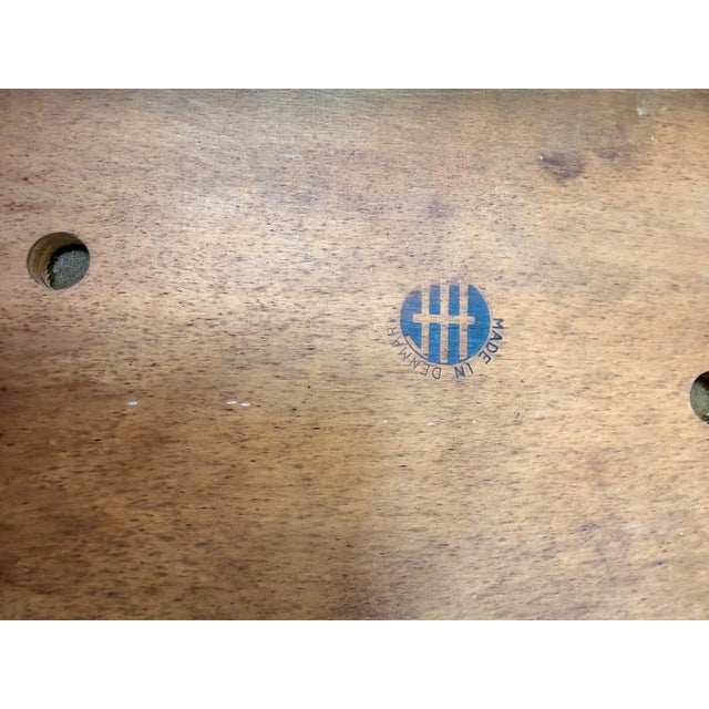 Black Mid-Century Modern Stool by Hugo Frandsen for Spøttrup Møbler, 1960s For Sale - Image 8 of 10