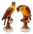 Vintage Italian Ceramic Birds of Prey Sculptures – Pair of Falcons / Hawks For Sale