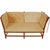 Spoke-Back Sofa in Natural Leather by Børge Mogensen, 1980s For Sale - Image 3 of 18