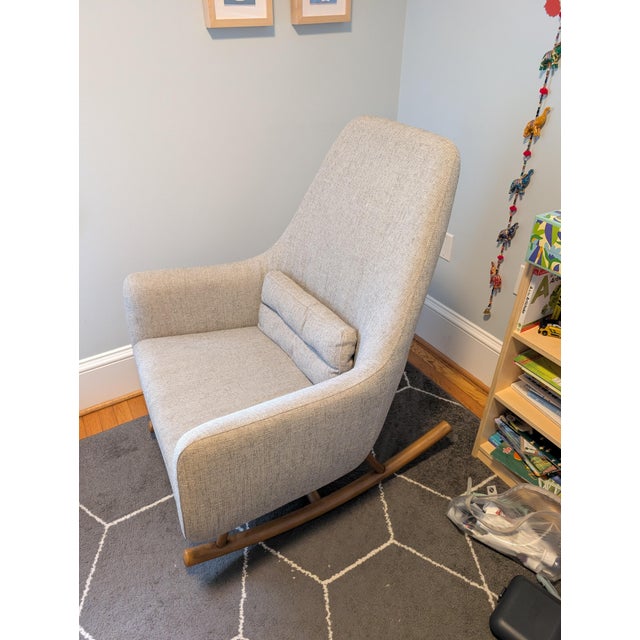 2010s Cb2 Saic Quantam Rocking Chair For Sale - Image 5 of 5