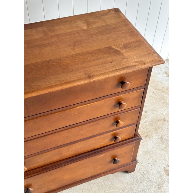 Vintage Transitional Chest of Drawers With Hidden Cedar Chest For Sale - Image 9 of 17