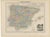 Antique Map of Spain and Portugal by Migeon, 1880 For Sale