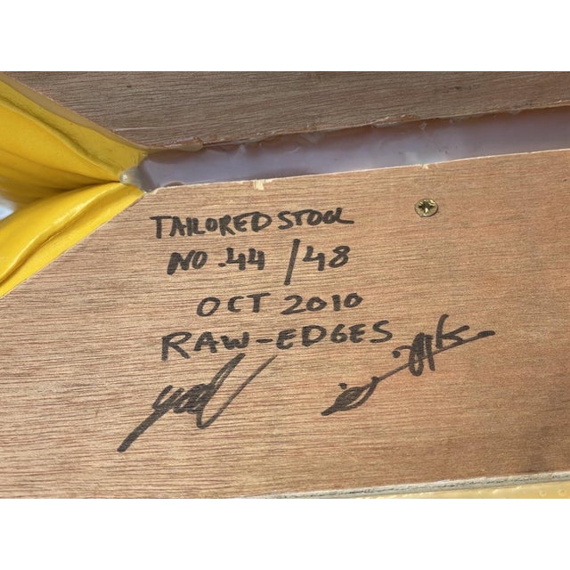 Gray Tailored Stool by Raw Edge for Cappellini, 2010, Set of 2 For Sale - Image 8 of 9