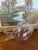 Glass Mid Century Hand-Blown Clear Glass Fish Vase by Blenko Style - Sculptural Studio Art Glass Vessel. For Sale - Image 7 of 10