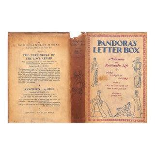 "Pandora's Letter Box: A Discourse on Fashionable Life" 1929 Moore, Doris Langley For Sale