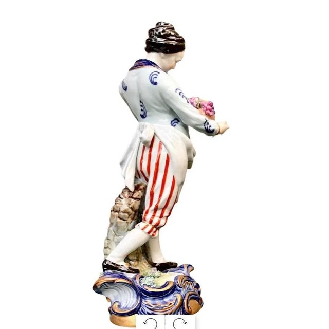 Pair of Early 19th Century Sevres Porcelain Figures For Sale - Image 10 of 12