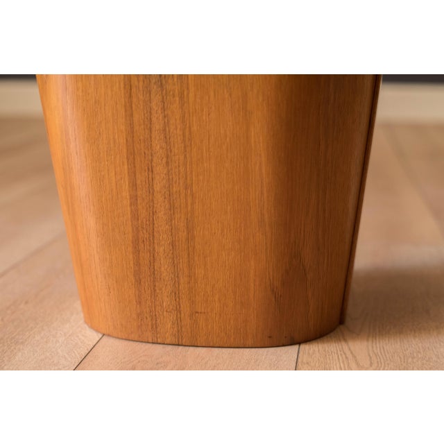 Wood Mid Century Modern Teak Waste Basket by Beni Mobler For Sale - Image 7 of 11
