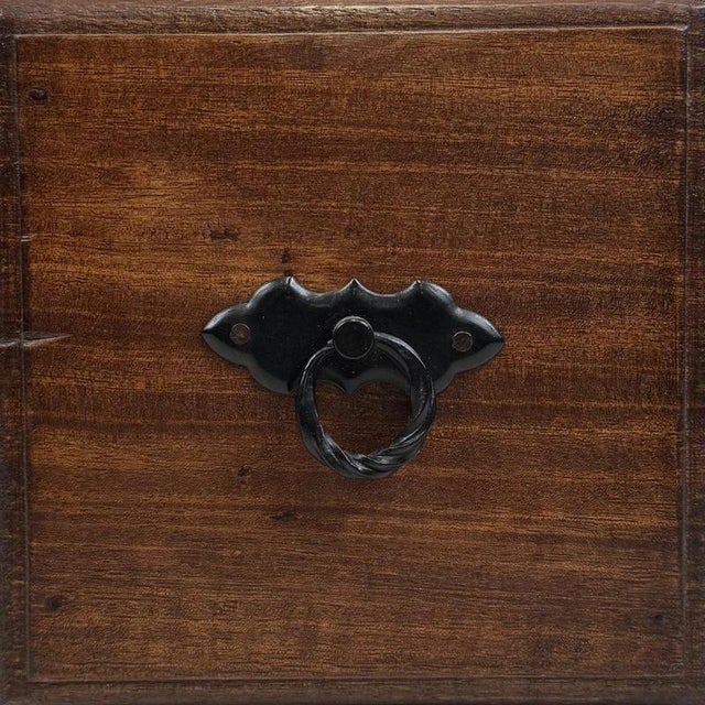 Antique Indian Carved Rosewood Chest of Drawers, 1900s For Sale - Image 12 of 14