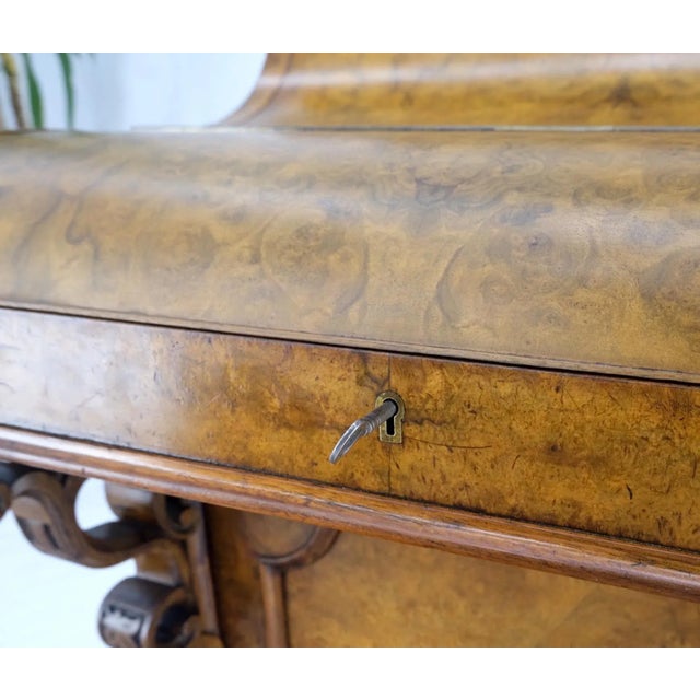 Victorian Davenport Desk Lift Top Pop Up Mechanism Concealed File Compartment For Sale - Image 4 of 13