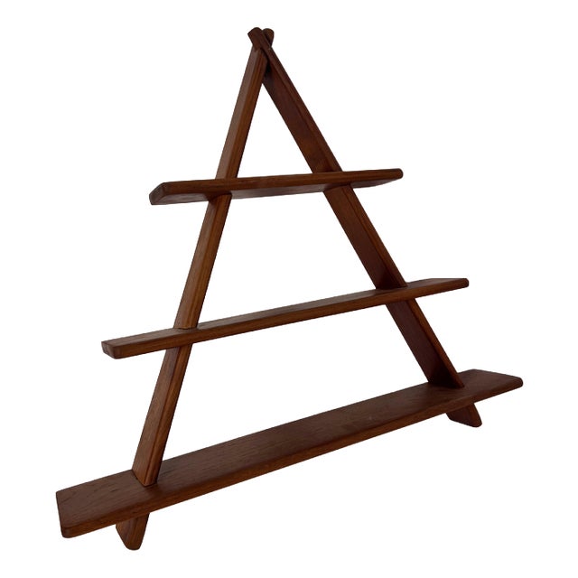 Vintage Triangle Wall Shelf, Denmark For Sale