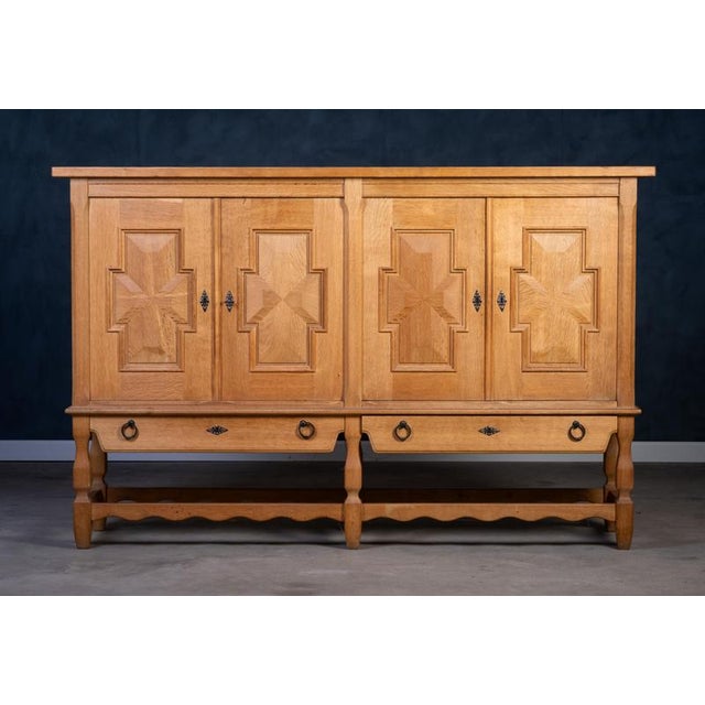 Oak Sideboard by Henning Kjærnulf for Eg Møbler For Sale - Image 6 of 10