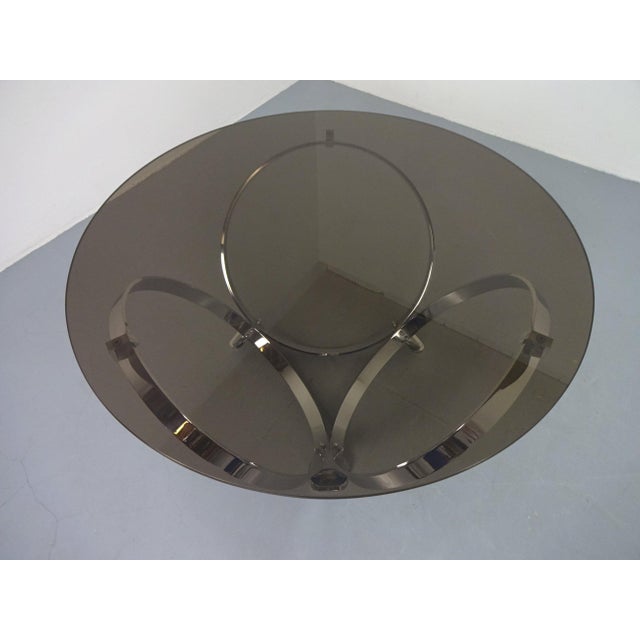 1960s Space Age Glass Coffee Table by Knut Hesterberg for Ronald Schmitt, 1960s For Sale - Image 5 of 10