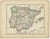 Mid 19th Century Antique Map of Spain and Portugal by Petri, 1852 For Sale - Image 5 of 5