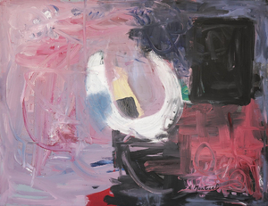 N. Montiel, Abstract Composition, Oil on Canvas