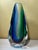 Mid 20th Century Hand-Blown Sommerso Art Glass Vase in Blue and Green, Mid-Century Modern For Sale - Image 5 of 5