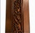 Late 20th Century Vintage Chinese Hand-Carved Round Pedestal Dining Table With Beveled Glass Top For Sale - Image 5 of 10