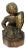 Appealing antique Burmese young monk hand carved from wood in Burma/Myanmar, end of the 19th. Century, possibly early...