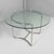 Italian Modern Round Glass and Steel Dining Table by Vittorio Introini, 1970s For Sale - Image 4 of 17