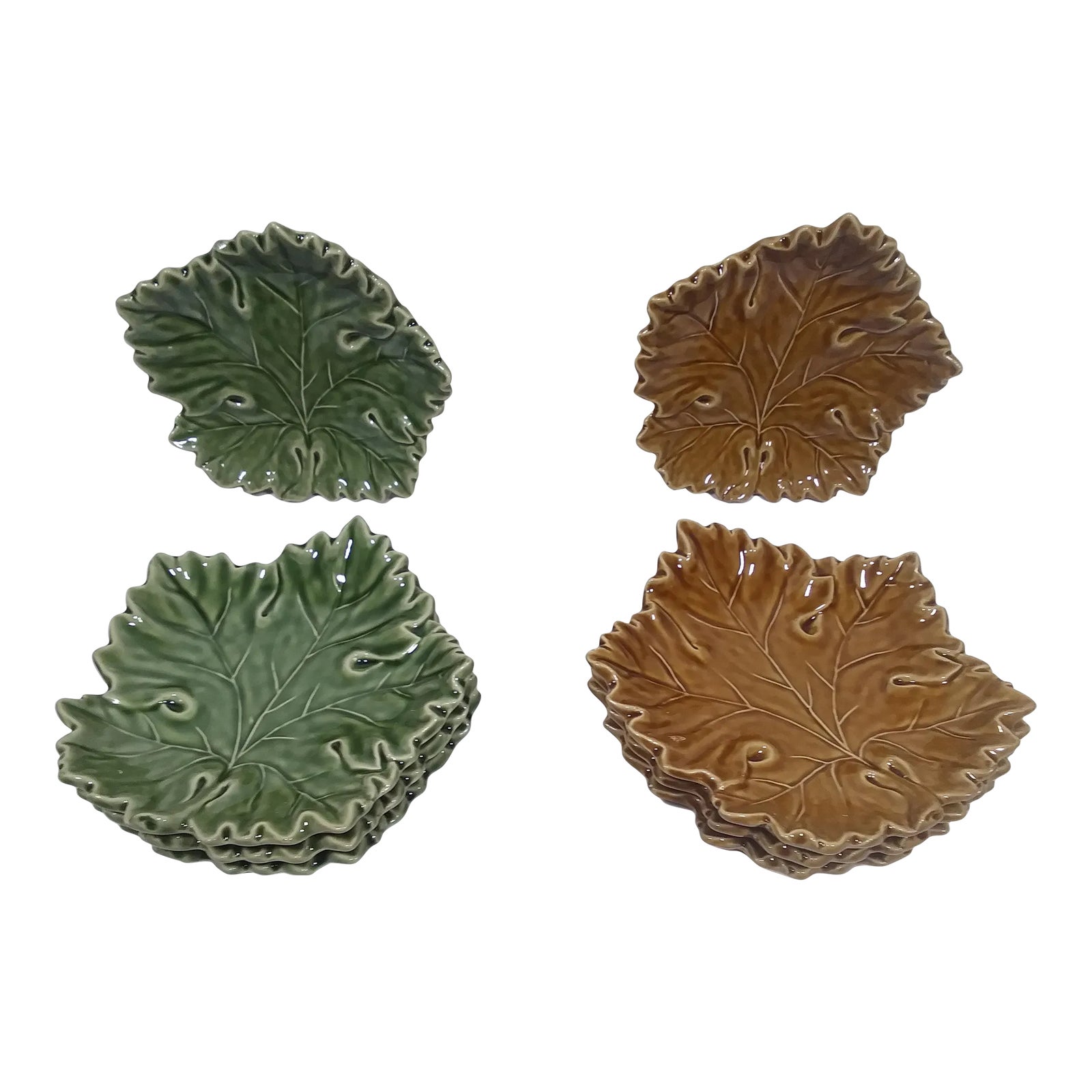 Pottery Barn Leaf Plates