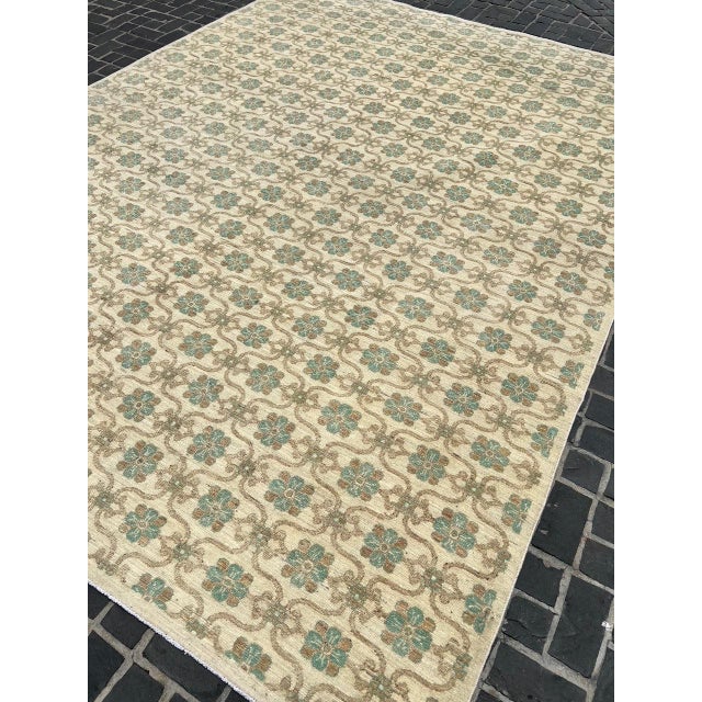 Arts & Crafts Khotan Design Hand Made Rug For Sale - Image 3 of 10